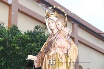 Misa y procesión en El Ejido de Telde/Francisco Javier Santana.